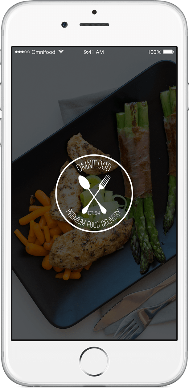 Omnifood app on
          iPhone